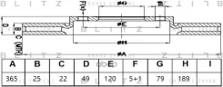 ���� ��������� ������������� | ��� | LAND Rover Range Rover/Range Rover Sport 12- Blitz ���. BS0482 BS0482 ����