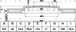 ���� ��������� ������������� | ����� | Mercedes X166 11- Blitz ���. BS0455 BS0455 ����