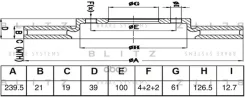���� ��������� | ����� ����/��� | Honda Jazz/Logo 99- Blitz ���. BS0514 BS0514 ����