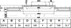 ���� ��������� ������������� | ����� ����/��� | Nissan AD 99- Blitz ���. BS0533 BS0533 ����