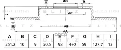 ���� ��������� | ��� | FIAT Croma/Multipla/Stilo 86-, ALFA Romeo 164 87-, Lancia Lybra/Thema 84- Blitz ���. BS0593 BS0593 ����