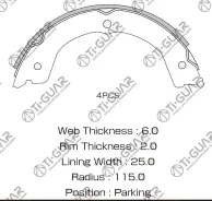 ��������� ������� (������� �������) TG-4515/FN0654* Ti�GUAR Ti-Guar 4515 ����