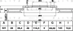 ���� ��������� ������������� | ����� | Hyundai ix55/Santa Fe 06- Blitz ���. BS0292 BS0292 ����