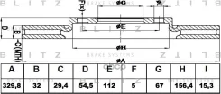 ���� ��������� ������������� | ����� | Mercedes W164/W251 05- Blitz ���. BS0392 BS0392 ����