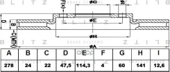 ���� ��������� ������������� | ����� | Chevrolet Epica 05- Blitz ���. BS0407 Blitz BS0407 ����