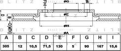 ���� ��������� | ��� | Renault Master 10-OPEL Movano 10-Nissan NV400 11- Blitz ���. BS0409 Blitz BS0409 ����