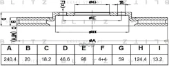 ���� ��������� ������������� | ����� | FIAT Palio/Albea 96- Blitz ���. BS0465 Blitz BS0465 ����