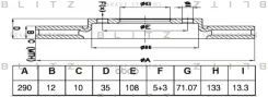 ���� ��������� | ��� ����/��� | Peugeot 3008 16- Blitz ���. BS0493 Blitz BS0493 ����