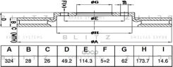 ���� ��������� ������������� | ����� | Toyota Venza 08- Blitz ���. BS0536 BS0536 ����