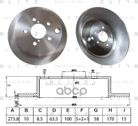 ���� ��������� | ��� | Subaru Forester/Impreza/XV 12- Blitz ���. BS0556 BS0556 ����