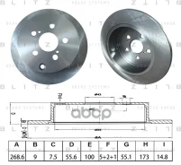 ���� ��������� | ��� | Toyota Caldina 02-/Celica 99-/Prius 03- Blitz ���. BS0666 Blitz BS0666 ����