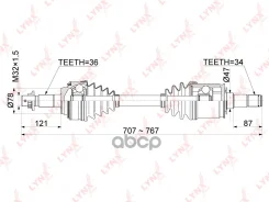 ������ � ����� | ����� ����/��� | Toyota Sequoia / Tundra (_K5_) 4.6-5.7 06- / = FR LH=RH LYNXauto ���. CD1158 LYNXauto CD1158 ����