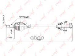 ������ � ����� | ����� ��� | LADA Largus Renault Logan 1.6 16V 10- / LADA Largus 1.6 8V 12- / = FR LH LYNXauto ���. CD6705 CD6705 ����