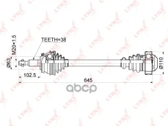 ������ � ����� | ����� ��� | VW Multivan V / Transporter V 2.0-2.5TDI 03- / MT / = FR LH LYNXauto ���. CD1161 CD1161 ����