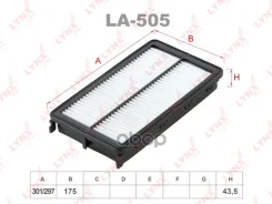 ������ ��������� KIA Sorento III (UM) 14- LYNXauto ���. LA505 LA505 ����