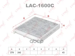 ������ ������ �������� Volvo V70. C70, S60/80XC70 Cross Country, XC90.10/02 LYNXauto ���. LAC1600C LAC1600C ����