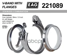 ����� V-Band 89��/3.5 �-� (� �������� SS304) EAG ���. 221089 221089 ����