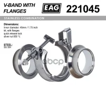 ����� V-Band 45��/1.75 �-� (� �������� SS304) EAG ���. 221045 221045 ����