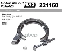 ����� V-Band 60��/2.36 SS304 EAG ���. 221160 221160 ����