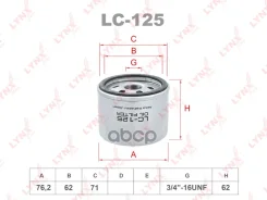 ������ �������� FIAT Cinquecento 0.7 91-98 LYNXauto ���. LC125 LC125 ����