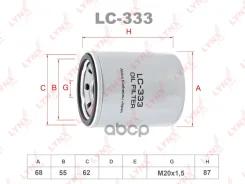 ������ �������� Mitsubishi COLT VI/COLT CZ3/CZC/CZT (Z30) 04-, Lancer VIII 07- LYNXauto ���. LC333 LC333 ����