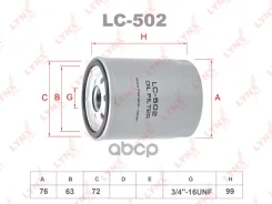 ������ �������� FORD Ranger(ET) 2.5d-3.0d 06-12, Mazda BT-50(CD-UN) 2.5d 06-15 LYNXauto ���. LC502 LC502 ����