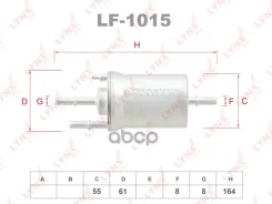 ������ ��������� AUDI A3/TT, SEAT Leon/Toledo III, Skoda Octavia II/Superb II, VW Golf V-VI/Jetta III 04- LYNXauto ���. LF1015 LF1015 ����