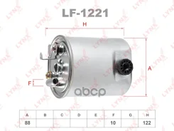������ ��������� Mercedes A-Class (W168)/Sprinter I (901/902/903/904)/Vito I(638) LYNXauto ���. LF1221 LF1221 ����