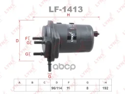 ������ ��������� Renault Megan II 1.5 dCi 02-10 LYNXauto ���. LF1413 LF1413 ����