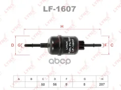 ������ ��������� FORD Fiesta V/Fusion, Mazda 2 LYNXauto ���. LF1607 LF1607 ����