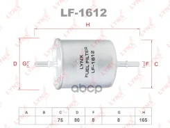 ������ ��������� FORD Mondeo III (B4Y/5Y/BWY) 1.8, 2.0, 2.5, 3.0 11/00-03/07, Transit 2.3 16V 07/06- LYNXauto ���. LF1612 LF1612 ����