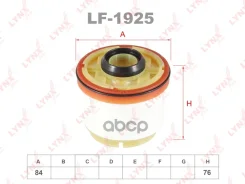 ������ ��������� (��������) Toyota Hilux III 2.5D-3.0D 05, Lexus IS II 2.2D 05 LYNXauto ���. LF1925 LF1925 ����