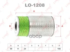 ������ �������� (��������) MB W202 C200D-C250D -94, W124 200D/TD-300D/TD 85-95, W201 190D 83-93 LYNXauto ���. LO1208 LO1208 ����