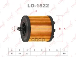 ������ �������� (��������) OPEL Astra G/Signum/Vectra-C/Zafira-B, ALFA-Romeo 159, FIAT Croma II, SAAB 9-3 LYNXauto ���. LO1522 LO1522 ����