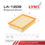 ������ ��������� Mercedes Vito 108D-113 12/95- LYNXauto ���. LA1209 LA1209 ����