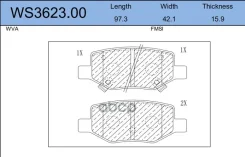 ������� ��������� �������� | ��� | Geely Coolray SX11 19 Jeenice ���. WS362300 WS362300 ����