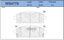������� ��������� �������� | ����� | Infiniti Q45/QX4 3.3/ 4.1 93 - 96 =Nissanpathfinder II (R50)2.7 TD 97 - 04 Jeenice ���. WS477800 WS477800 ����