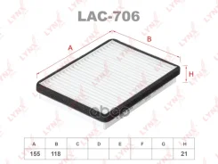 ������ ������ Hyundai GETZ (-AC) 02-09 LYNXauto ���. LAC706 LAC706 ����