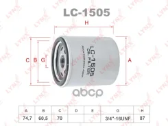 ������ �������� OPEL Frontera A 2.4 92-98 / Omega A 2.4 88-94 LYNXauto ���. LC1505 LC1505 ����