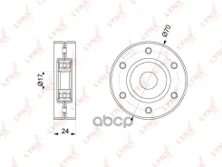 ����� �������� ��������� ������������ Skoda Octavia I-II 1.4/1.6 97-10 / GOLF IV 1.4/1.6 97-05 / +AC / ALT LYNXauto ���. PB5213 PB5213 ����