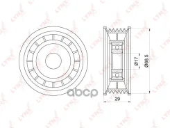 ����� �������� ���������� ����� FORD Focus II 1.8/2.0 05- / Mazda 5 (CR_/CW_) 1.8/2.0 05- / Volvo S40 II 1.8/2.0 04- LYNXauto ���. PB5227 PB5227 ����
