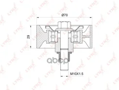 ����� �������� ���������� ����� FIAT Ducato (244,250) 2.3D 02- / UP LYNXauto ���. PB7111 PB7111 ����