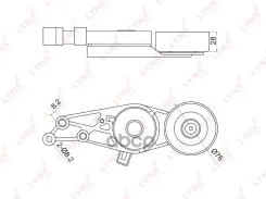 ���������� ����� ��������� ������������ AUDI A4 1.6-2.0T 00-08 / A6 2.0-2.0T 01-11 LYNXauto ���. PT3001 PT3001 ����