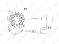���������� ������������� ����� Volvo S40 1.6/2.0 99-04 / S60 2.0-2.5 00-09 / S80 2.0-3.0 98-06 / XC90 2.5T 02- LYNXauto ���. PT3119 PT3119 ����