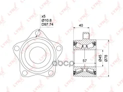 ������� ������ | ����� ����/��� | Ford Transit 06-14 LYNXauto ���. WB1007 WB1007 ����