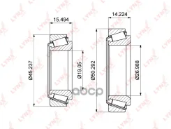 ��������� ��������� �-� 2 ��. | ��� | Kia Rio I (DC) 00-05 LYNXauto ���. WB1374 WB1374 ����