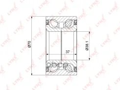 ��������� ��������� | ����� ��� | Hyundai Accent (LC, MC) 00-10 / Getz (TB) 02-09 LYNXauto ���. WB1451 WB1451 ����