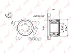������� ������ | ��� ��� | Toyota Land Cruiser 200 (_J20_) / Lexus LX570 07-15 LYNXauto ���. WB1490 LYNXauto WB1490 ����