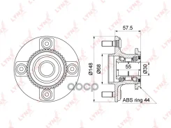 ������� ������ | ��� ����/��� | Nissan Almera (N16) 00-07 / Primera (P11) 96-02 [+ABS] LYNXauto ���. WH1109 WH1109 ����