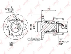 ������� ������ | ��� ����/��� | Opel Astra H 04-10 LYNXauto ���. WH1131 LYNXauto WH1131 WH1131 ����